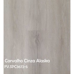 Hidroclic Floors Vinil SPC Carvalho Cinza Alaska
